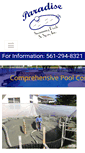 Mobile Screenshot of paradisepoolsfl.com